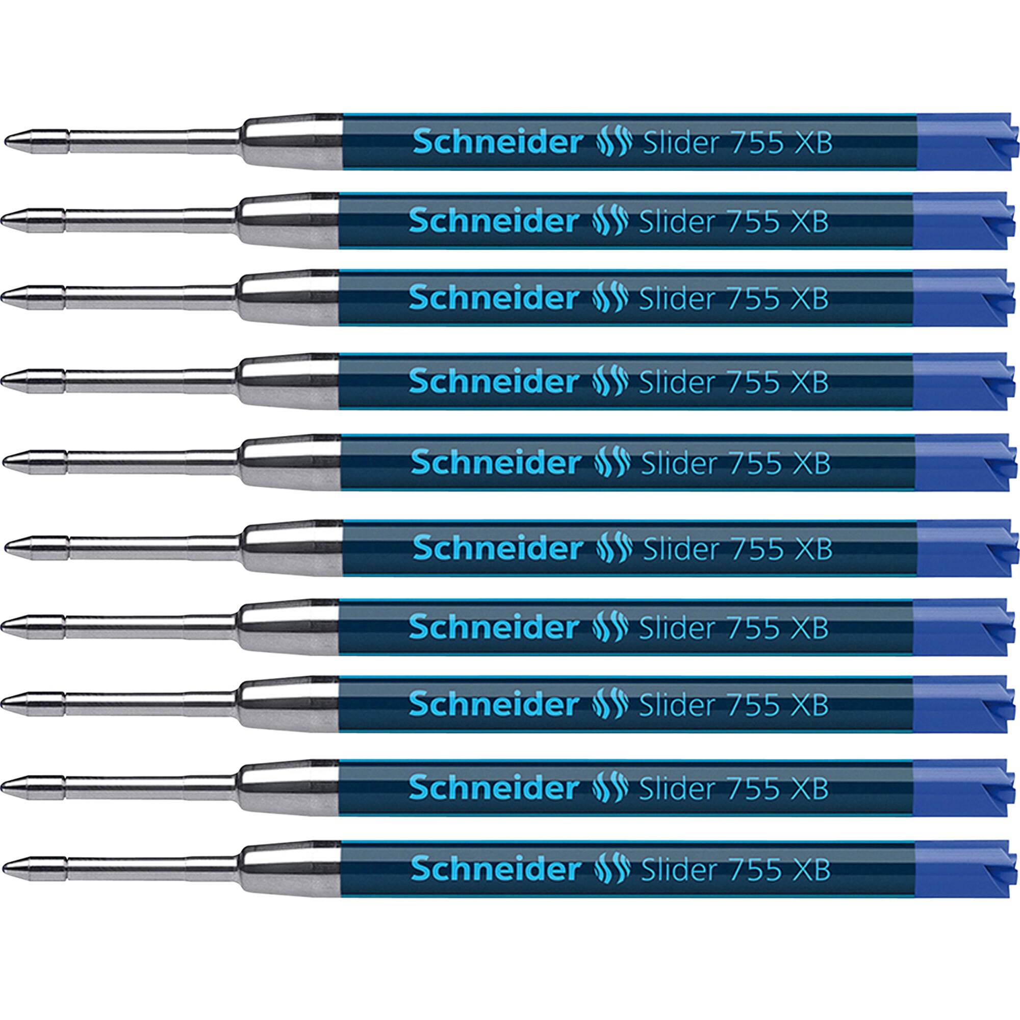 Schneider® Slider 755 XB Blue Ballpoint Pen Refills, 10ct.